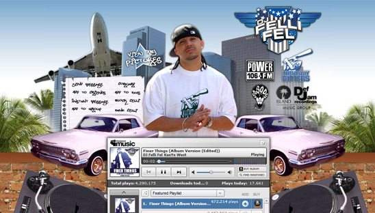 DJ Felli Fel Myspace page