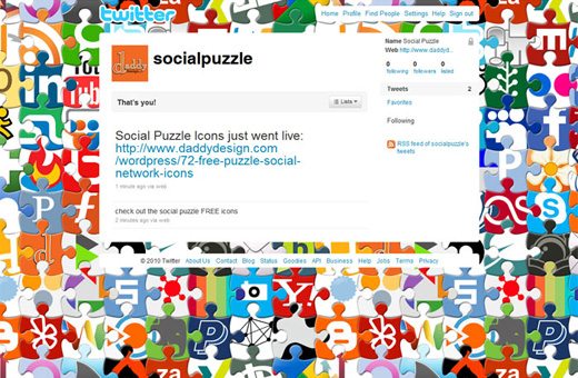 free social puzzle background