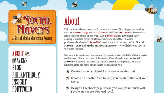 Social Mavens Wordpress Design