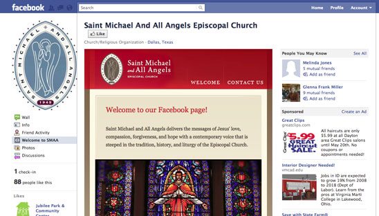 Saint Michael Church Facebook Design