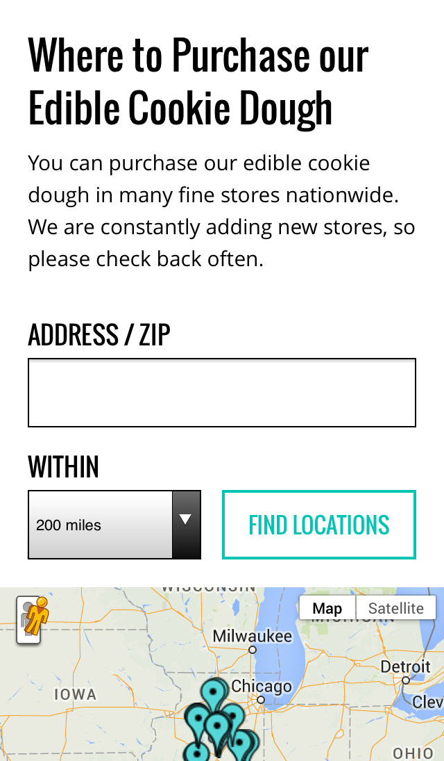 Mobile Responsive - Google Store Locator
