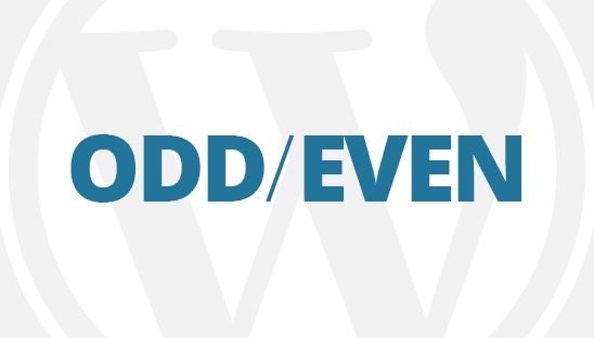 How to Create an Odd/Even Class System in WordPress